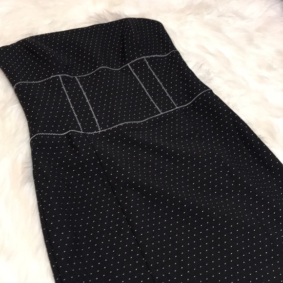 𝅺NWT Bebe Corset Strapless Polka Dot Dress Size 4 - Picture 14 of 15